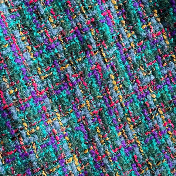 Vintage Colourful Tweed Skirt - Picture 2 of 7